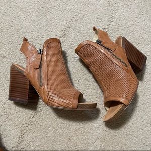 Isola open toe booties